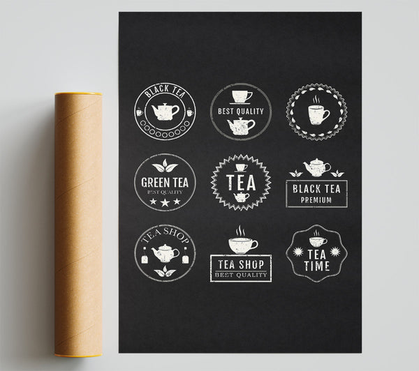 Selection Of Teas Poster