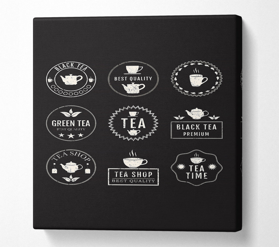  A Canvas Print of Selection Of Teas Canvas Print