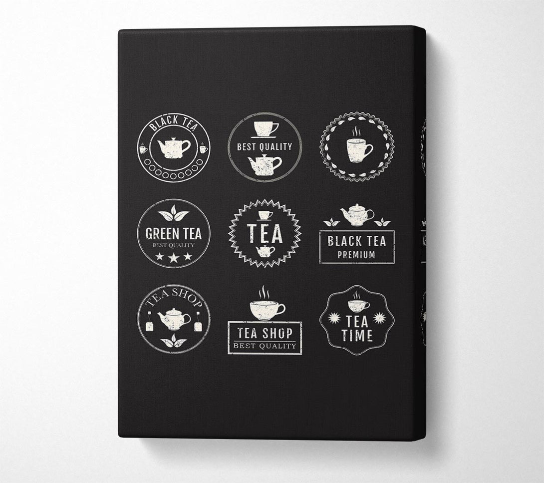  A Canvas Print of Selection Of Teas Canvas Print