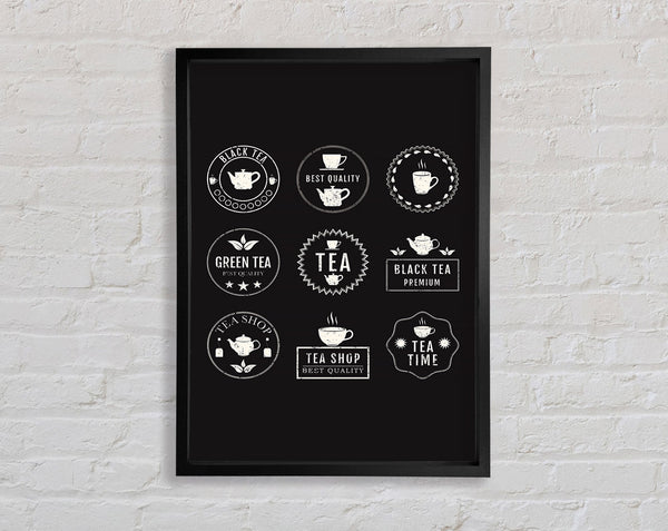 Selection Of Teas Framed Print