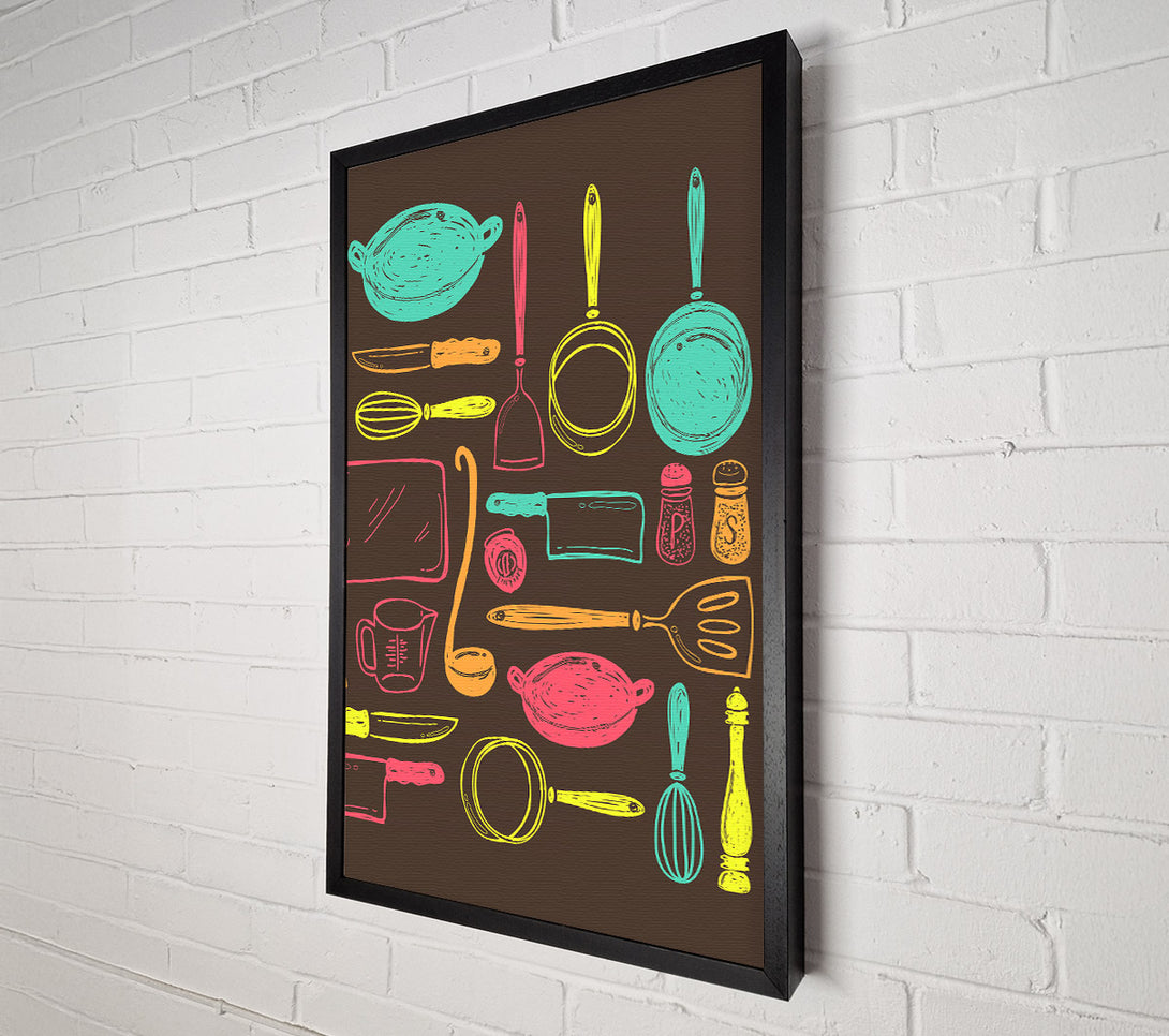  A Canvas Print of I Love Cooking 9 Canvas Art
