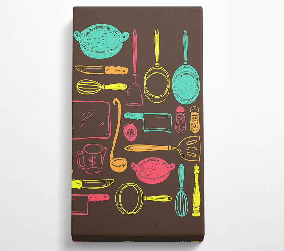 A Canvas Print of I Love Cooking 9 Canvas Art