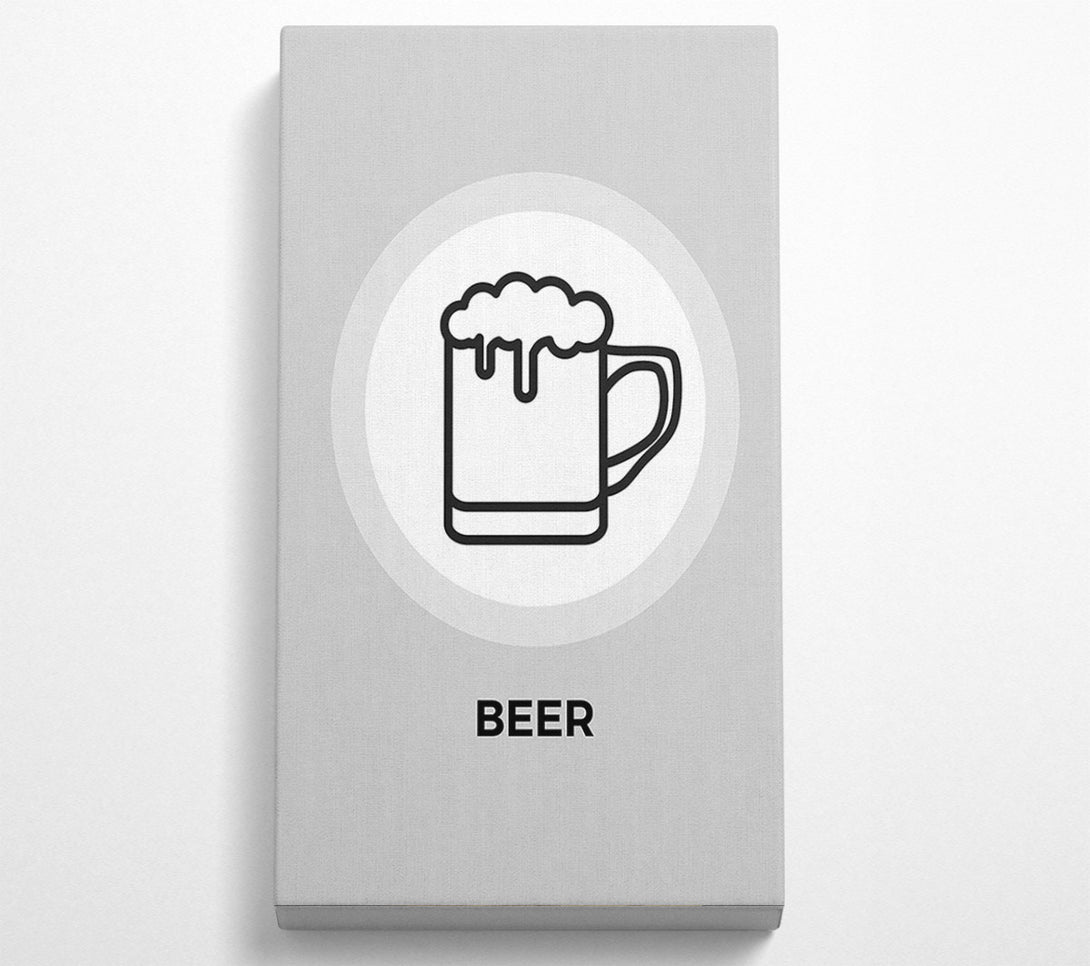  A Canvas Print of Beer Time 5 Canvas Print