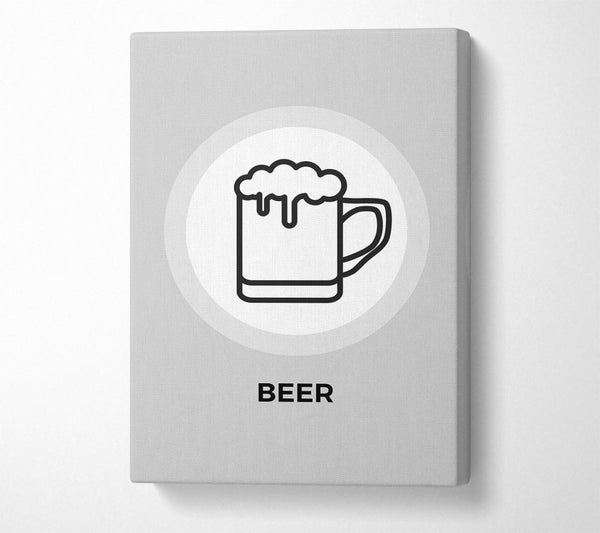  A Canvas Print of Beer Time 5 Canvas Print