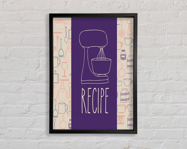 Recipe Framed Print