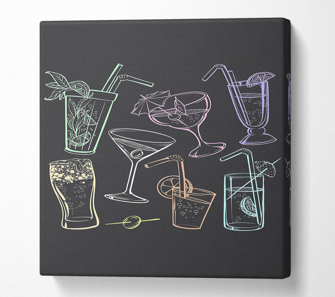  A Canvas Print of Cocktail Party 2 Canvas Art