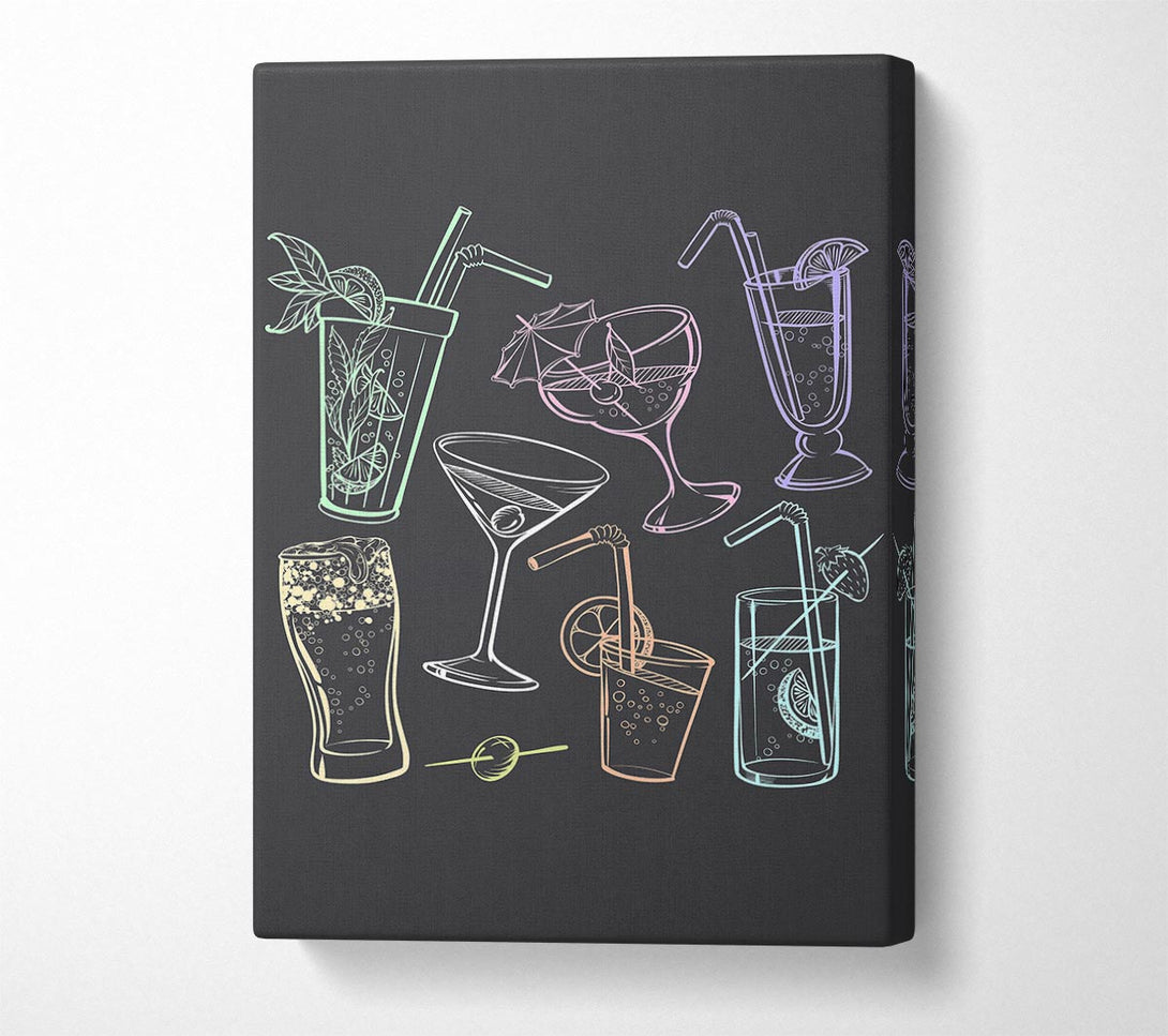  A Canvas Print of Cocktail Party 2 Canvas Art