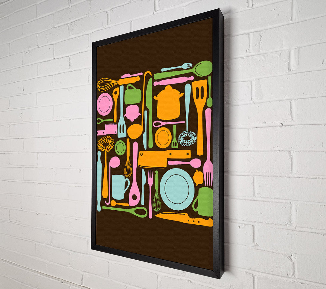  A Canvas Print of I Love Cooking 3 Canvas Art