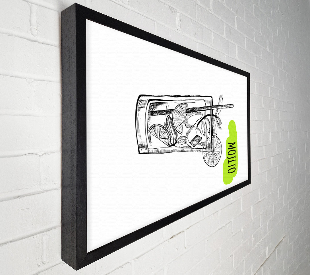  A Canvas Print of Mojito Cocktail 2 Canvas Wall Art