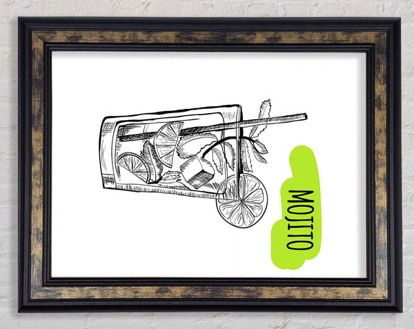 Mojito Cocktail 2 Framed Print