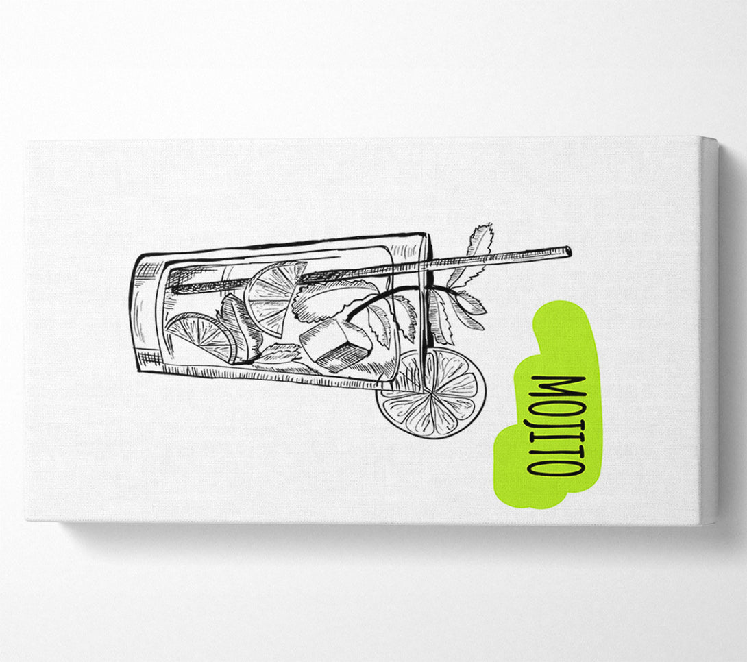  A Canvas Print of Mojito Cocktail 2 Canvas Wall Art