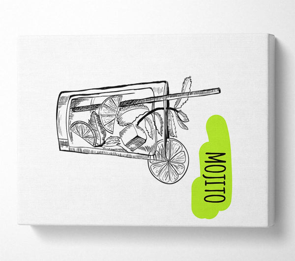  A Canvas Print of Mojito Cocktail 2 Canvas Wall Art