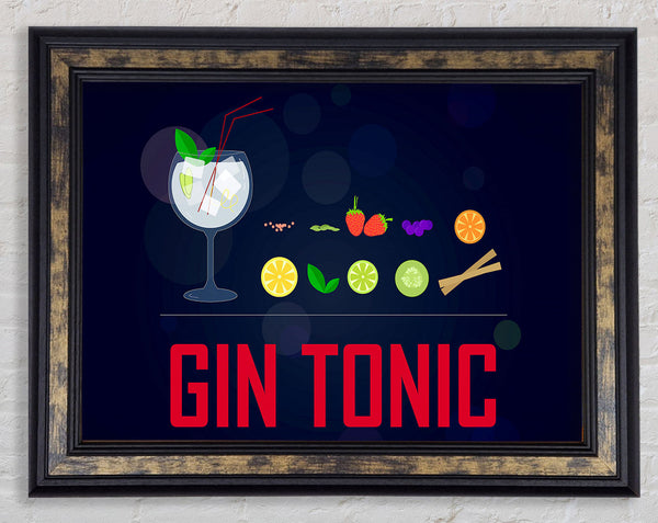 Gin And Tonic Framed Print