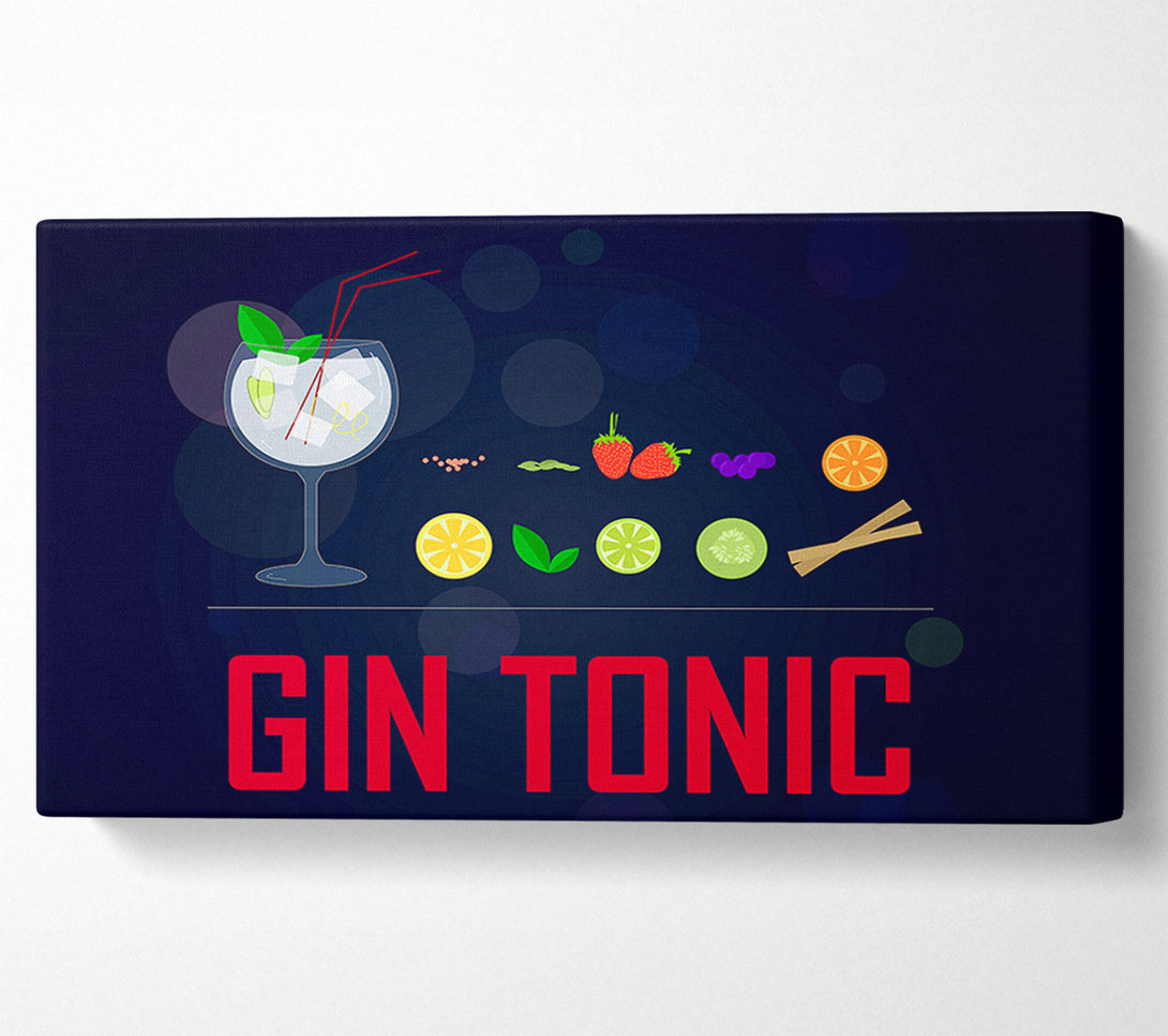  A Canvas Print of Gin And Tonic Canvas Print