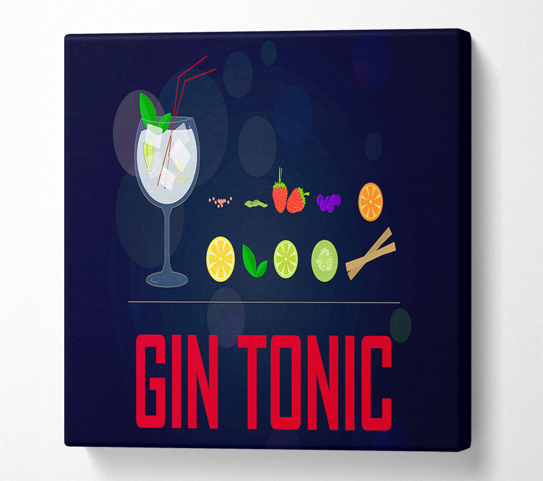  A Canvas Print of Gin And Tonic Canvas Print