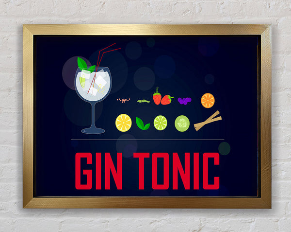 Gin And Tonic Framed Print