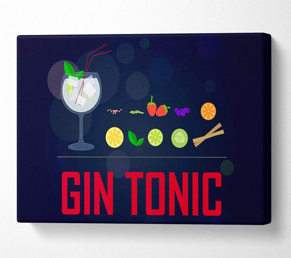  A Canvas Print of Gin And Tonic Canvas Print