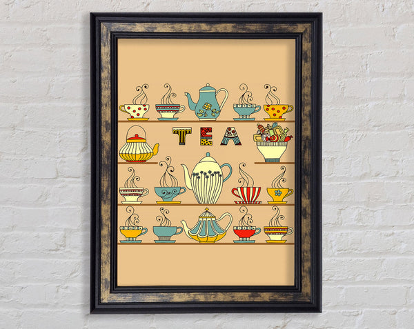 Tea Party 2 Framed Print