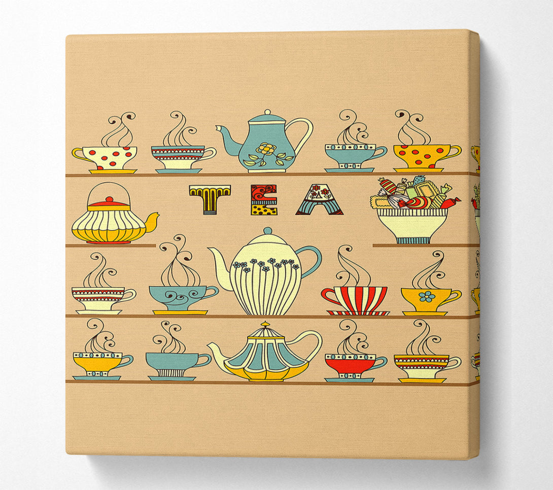  A Canvas Print of Tea Party 2 Canvas Art