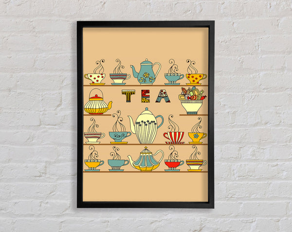 Tea Party 2 Framed Print