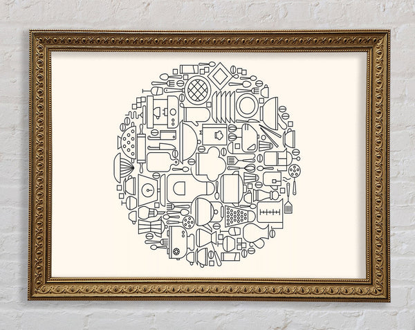 I Love Cooking 11 Framed Print
