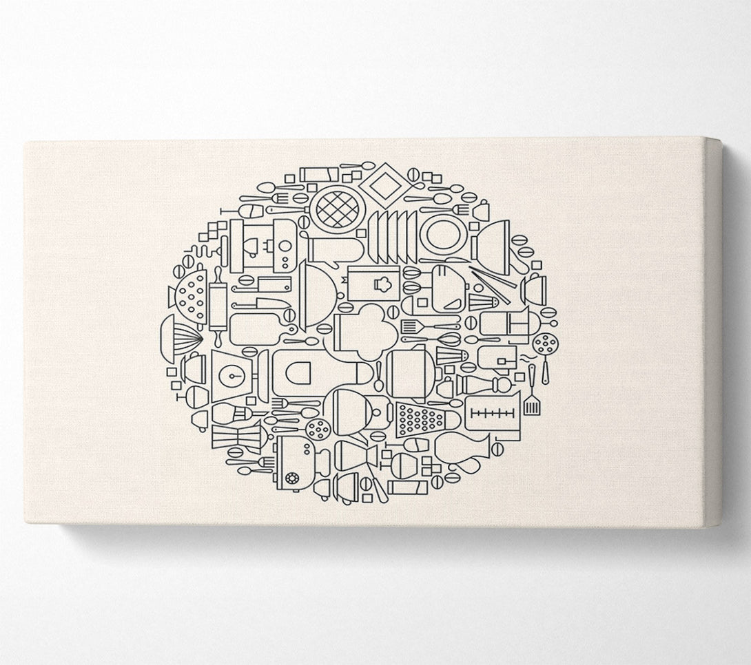  A Canvas Print of I Love Cooking 11 Canvas Wall Art