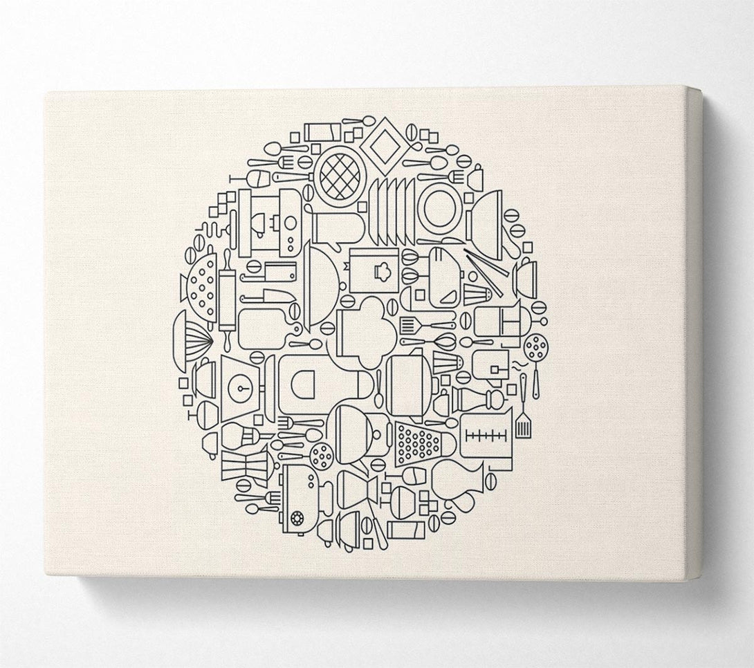  A Canvas Print of I Love Cooking 11 Canvas Wall Art