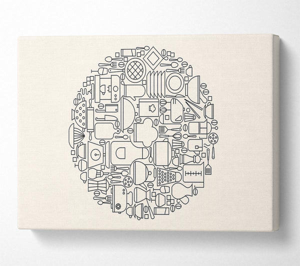  A Canvas Print of I Love Cooking 11 Canvas Wall Art