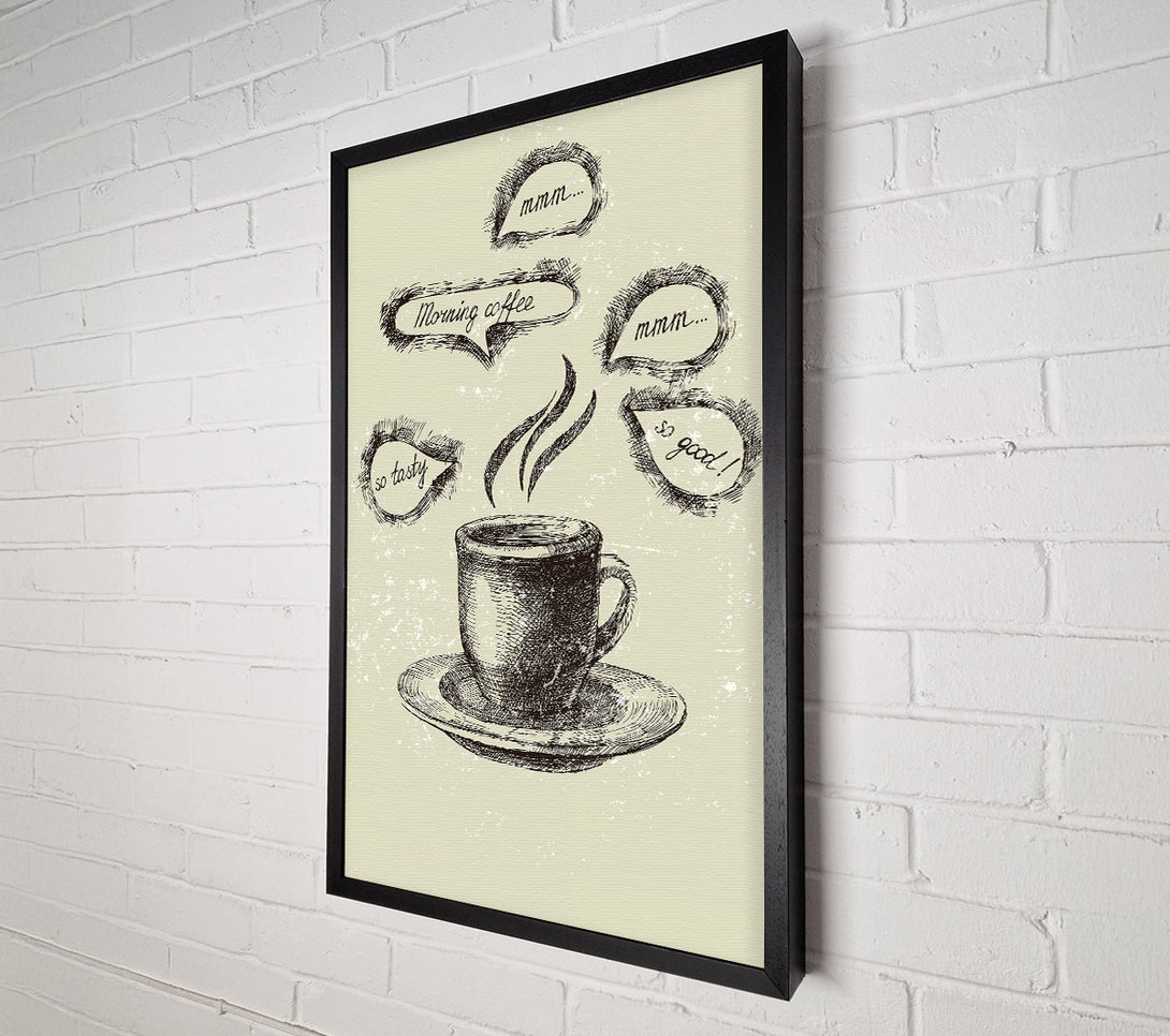 A Canvas Print of Morning Coffee Canvas Wall Art