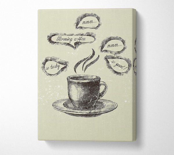  A Canvas Print of Morning Coffee Canvas Wall Art