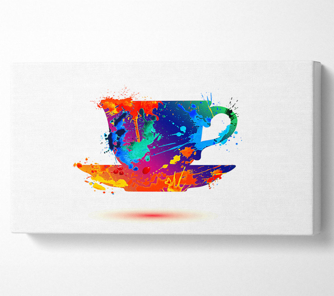  A Canvas Print of Tea Time Splash Canvas Art