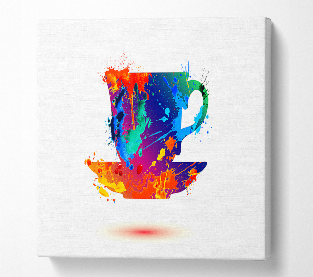  A Canvas Print of Tea Time Splash Canvas Art