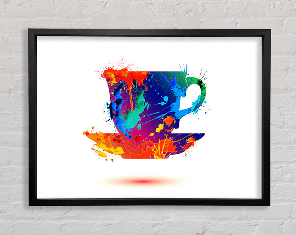 Tea Time Splash Framed Print