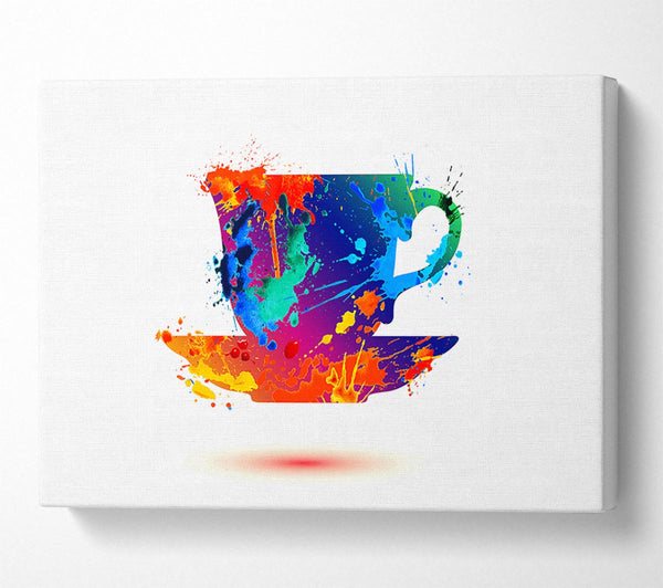  A Canvas Print of Tea Time Splash Canvas Art