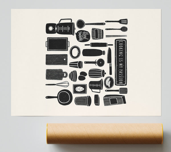Cooking Is My Passion Giclee Print