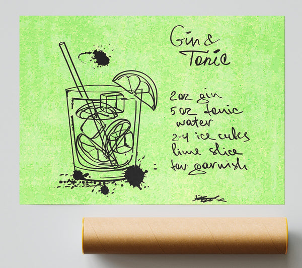 How To Make The Perfect Gin And Tonic Print