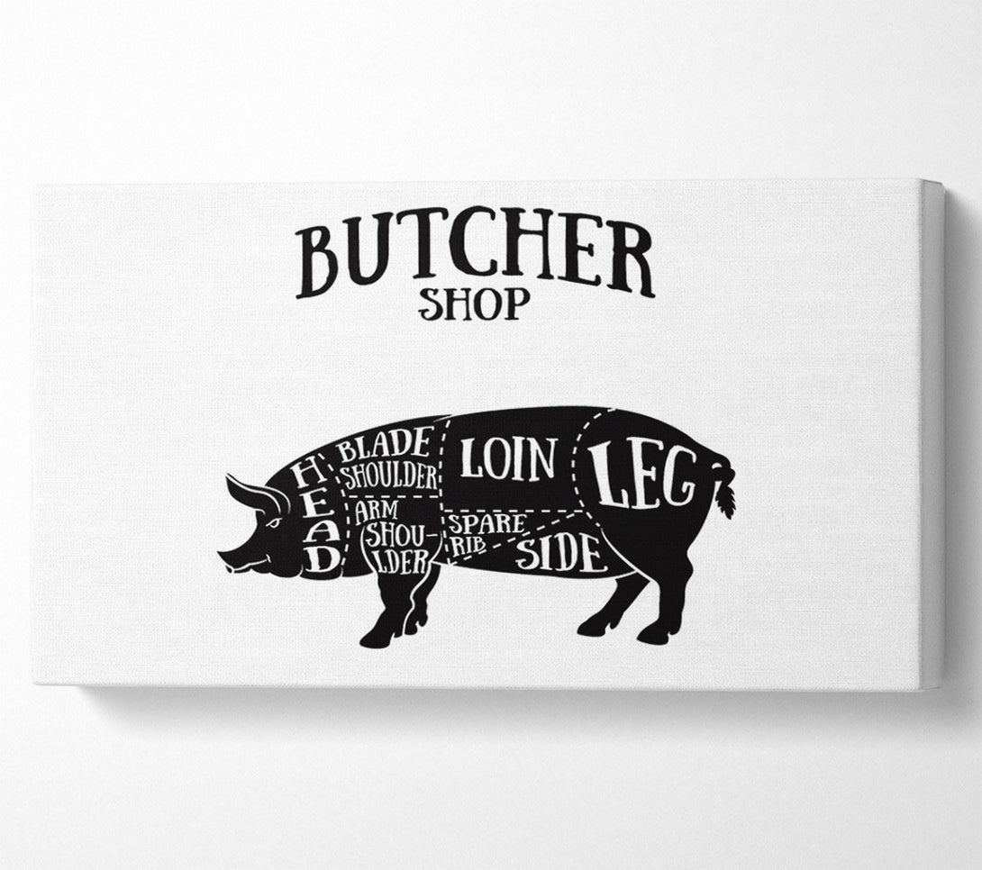  A Canvas Print of Butchers Selection 12 Canvas Wall Art