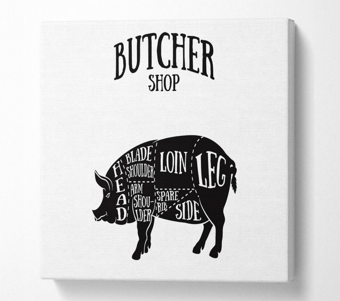 A Canvas Print of Butchers Selection 12 Canvas Wall Art