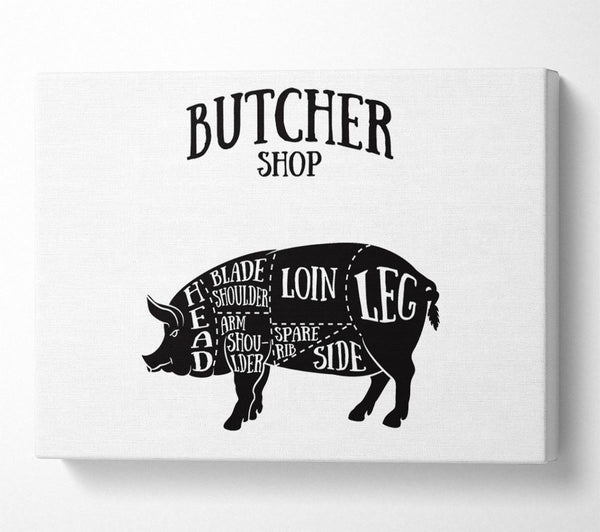  A Canvas Print of Butchers Selection 12 Canvas Wall Art