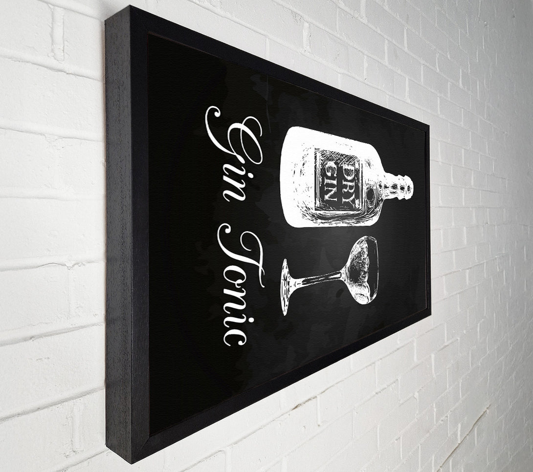  A Canvas Print of Gin And Tonic Over Ice 3 Canvas Wall Art