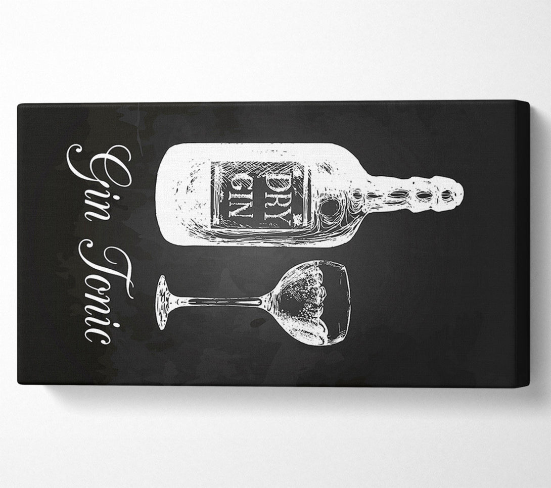  A Canvas Print of Gin And Tonic Over Ice 3 Canvas Wall Art