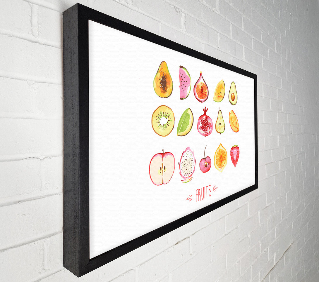  A Canvas Print of Selection Of Fruits 1 Canvas Print