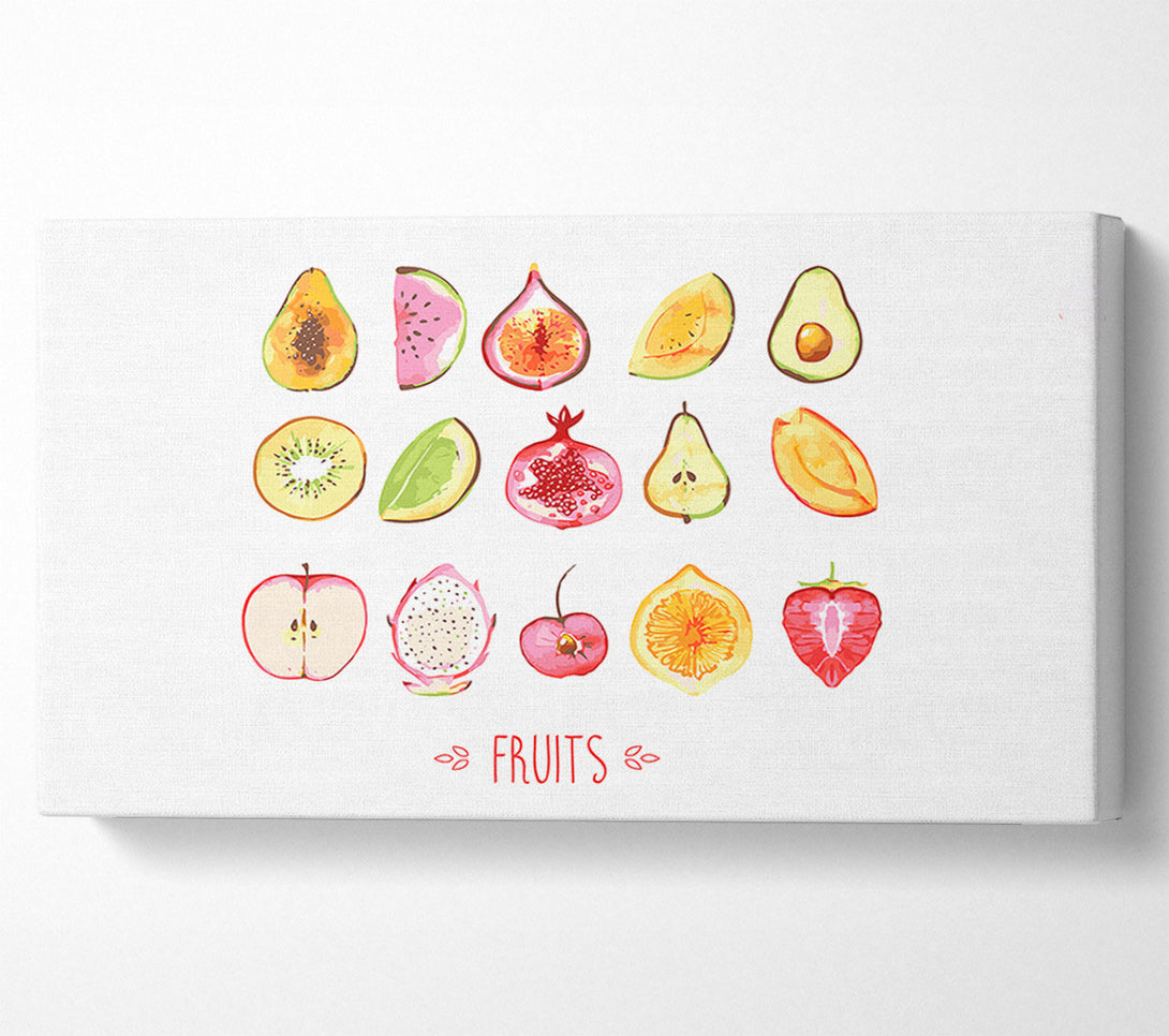  A Canvas Print of Selection Of Fruits 1 Canvas Print