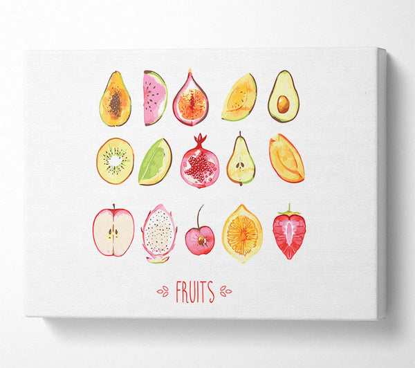  A Canvas Print of Selection Of Fruits 1 Canvas Print