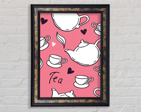 Love Of Tea Framed Print