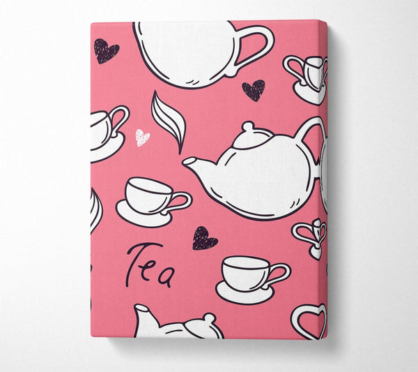  A Canvas Print of Love Of Tea Canvas Print