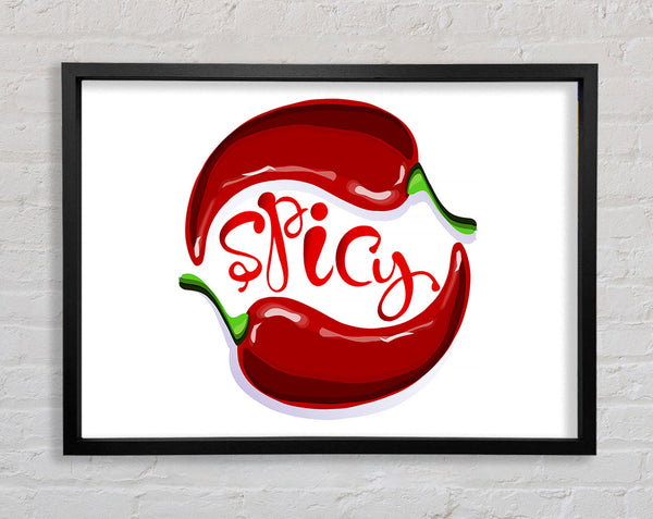 Spicy Framed Print