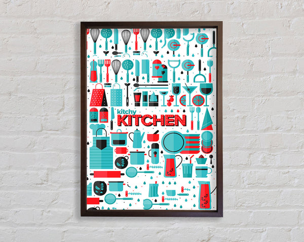 Kitchy Framed Print