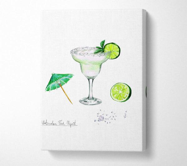  A Canvas Print of Mojito Cocktail 1 Canvas Print