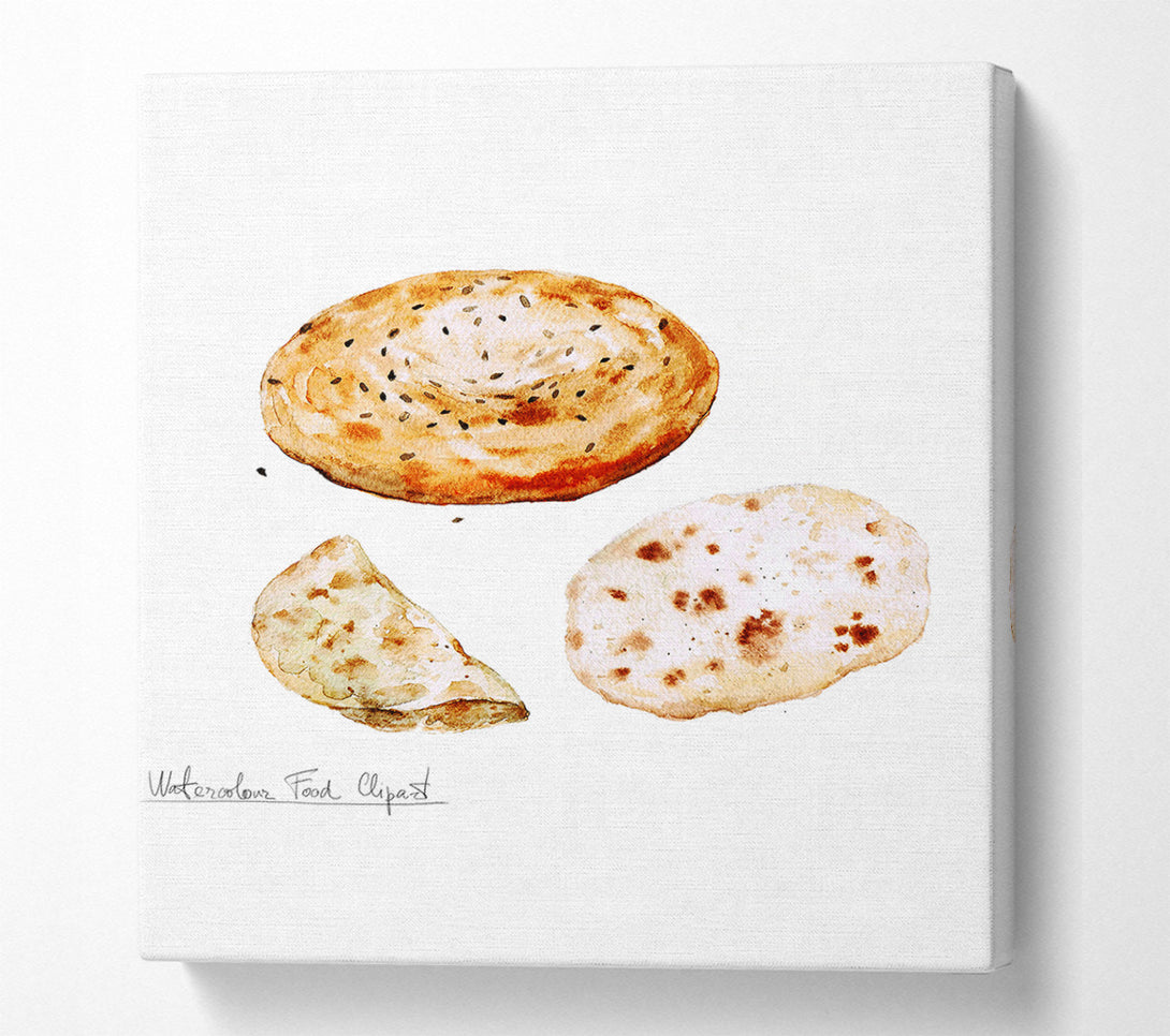  A Canvas Print of Homemade Bread Canvas Art